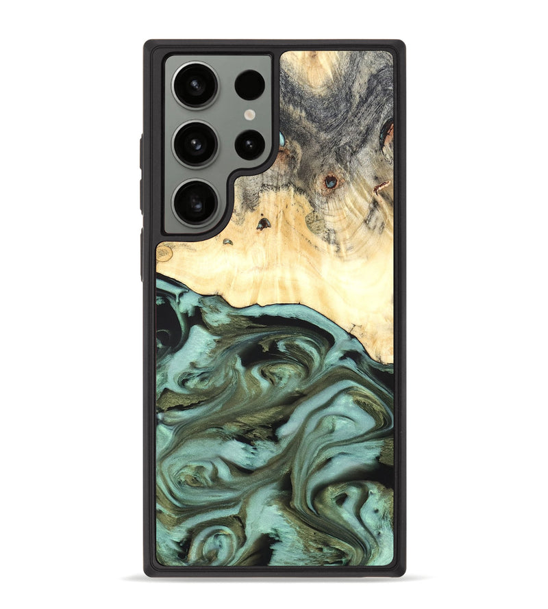 Galaxy S23 Ultra Wood Phone Case - Kermit (Green, 819673)