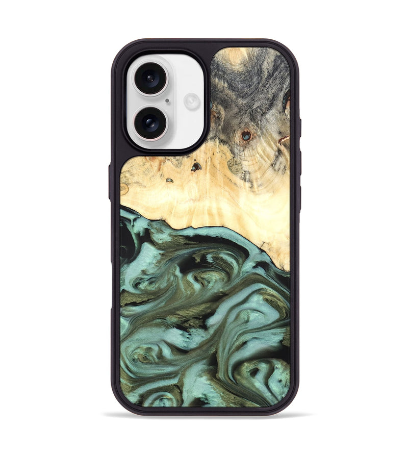iPhone 17 Wood Phone Case - Kermit (Green, 819673)
