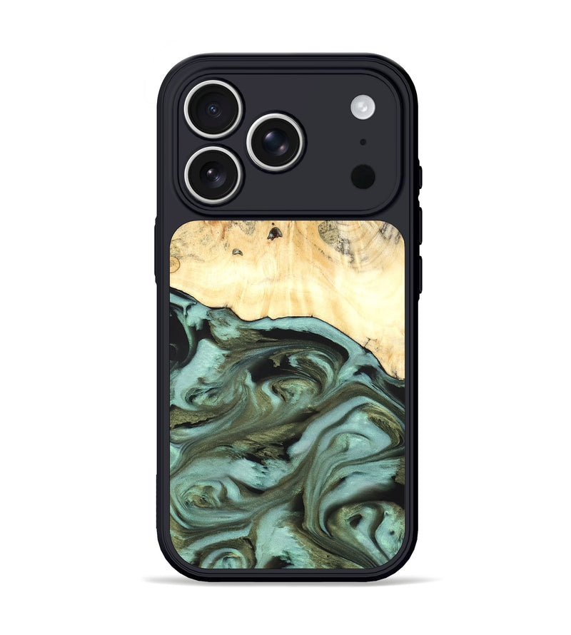 iPhone 17 Pro Wood Phone Case - Kermit (Green, 819673)
