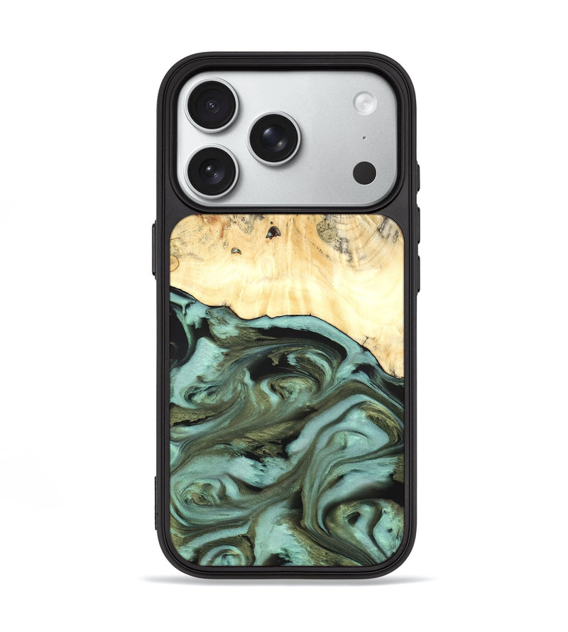 iPhone 18 Pro Wood Phone Case - Kermit (Green, 819673)