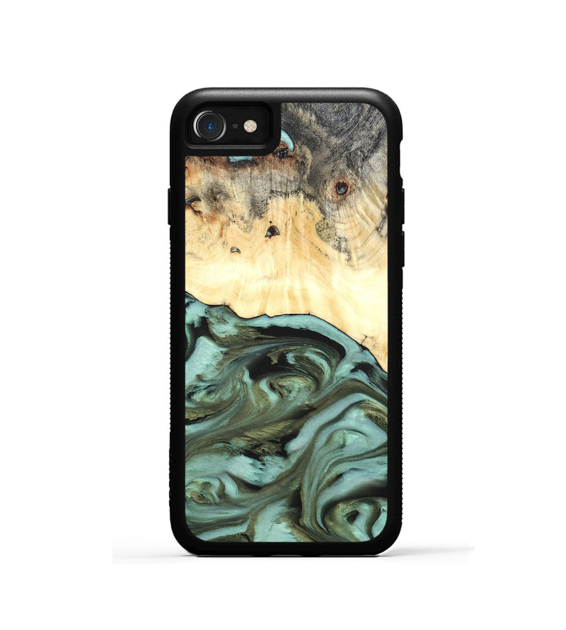 iPhone SE Wood Phone Case - Kermit (Green, 819673)