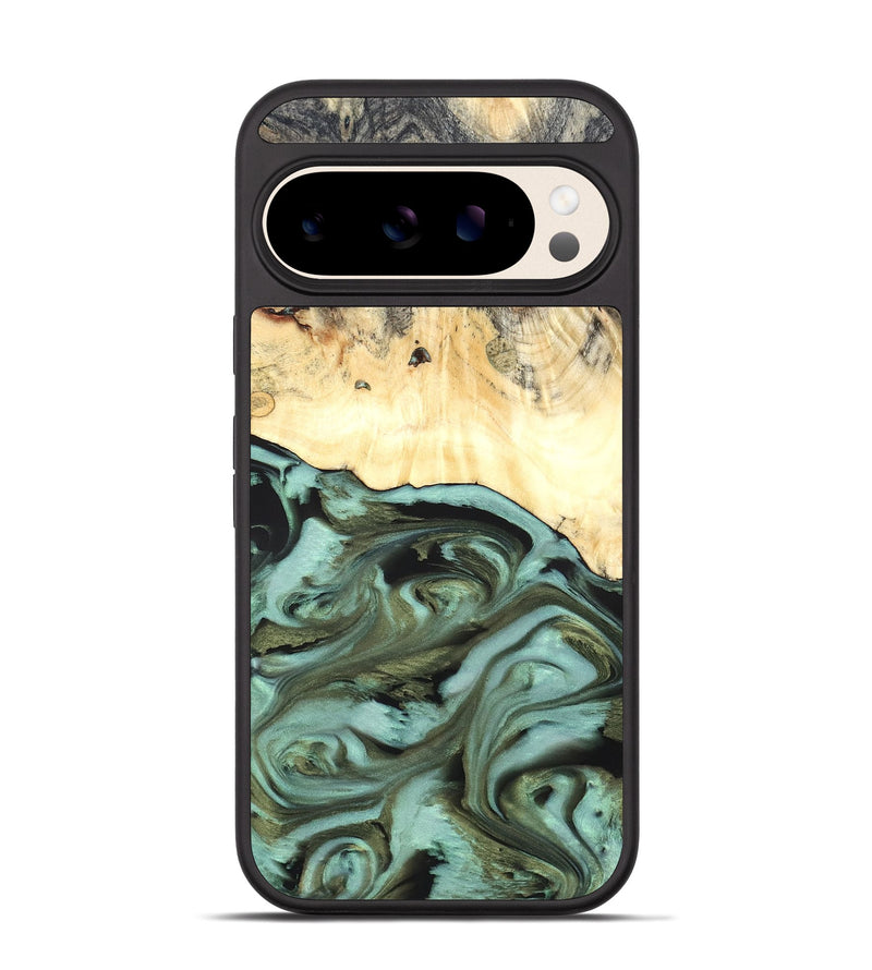 Pixel 10 Pro Wood Phone Case - Kermit (Green, 819673)