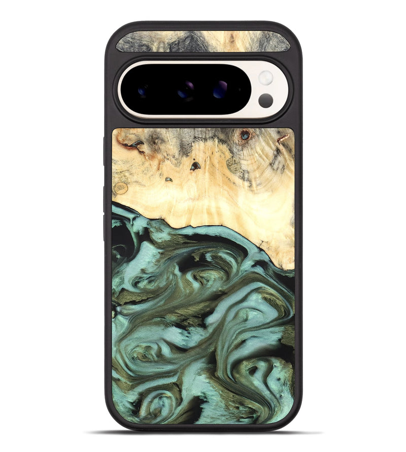 Pixel 10 Pro XL Wood Phone Case - Kermit (Green, 819673)