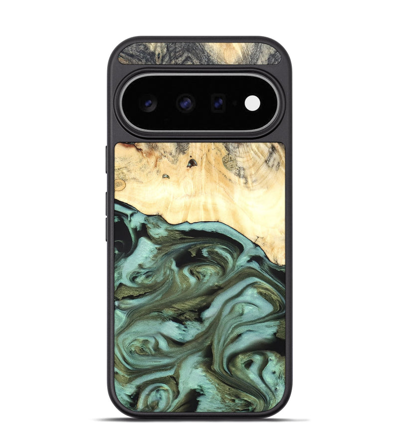Pixel 11 Pro Wood Phone Case - Kermit (Green, 819673)