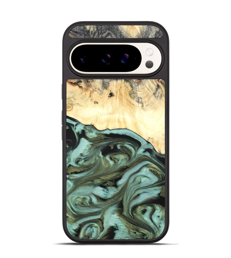 Pixel 9 Pro Wood Phone Case - Kermit (Green, 819673)