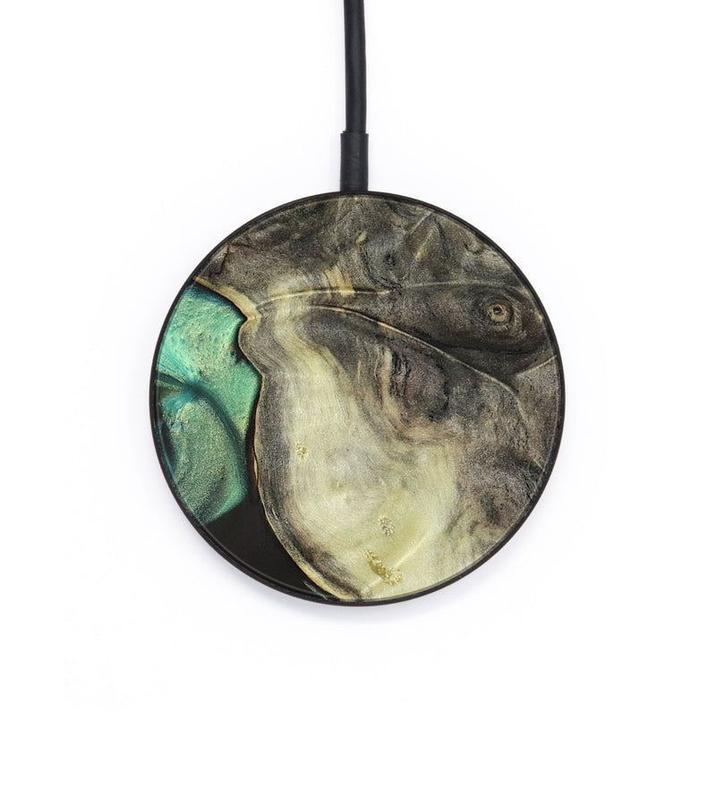 Circle Wood Wireless Charger - Henley (Green, 819674)