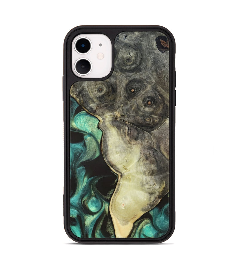 iPhone 11 Wood Phone Case - Henley (Green, 819674)