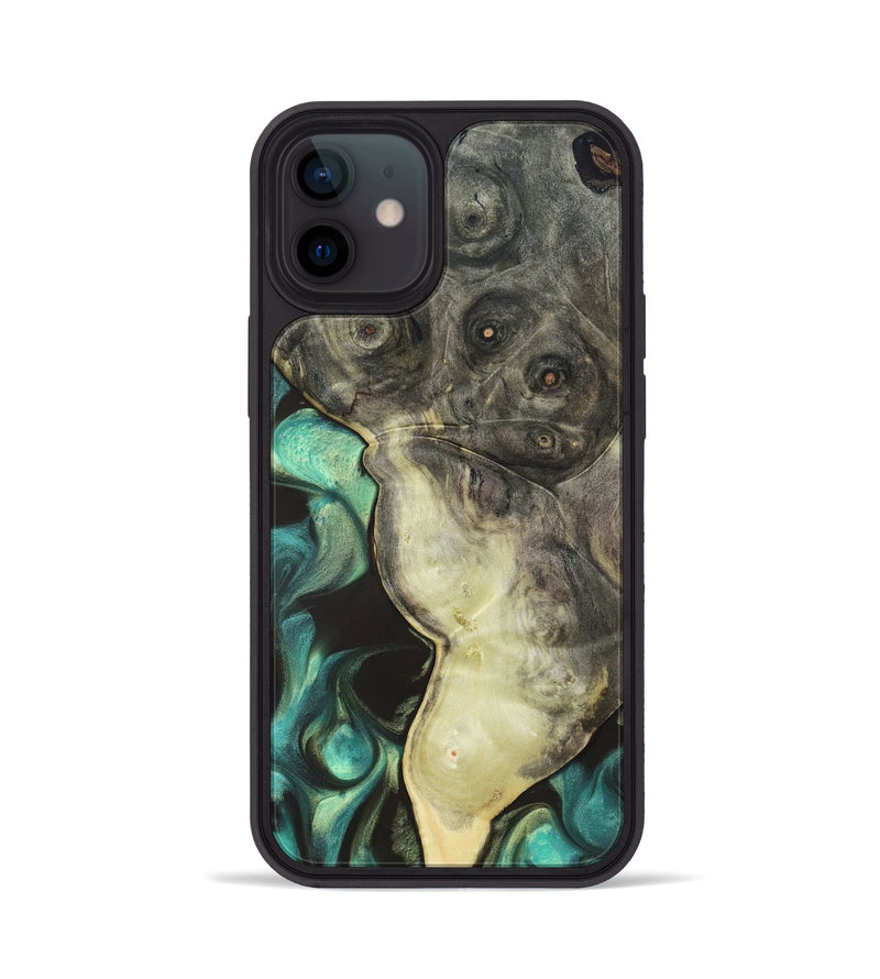 iPhone 12 Wood Phone Case - Henley (Green, 819674)