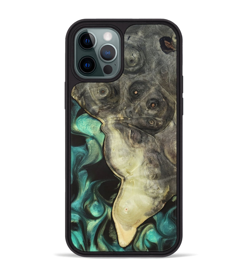 iPhone 12 Pro Max Wood Phone Case - Henley (Green, 819674)