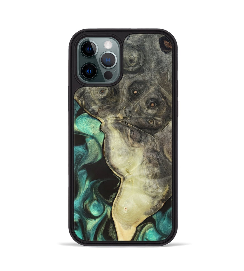 iPhone 12 Pro Wood Phone Case - Henley (Green, 819674)