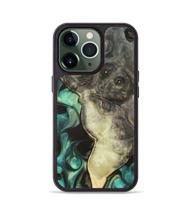 iPhone 13 Pro Wood Phone Case - Henley (Green, 819674)