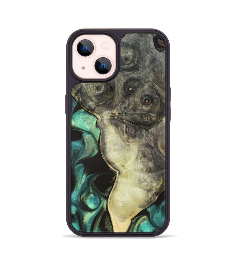 iPhone 14 Wood Phone Case - Henley (Green, 819674)
