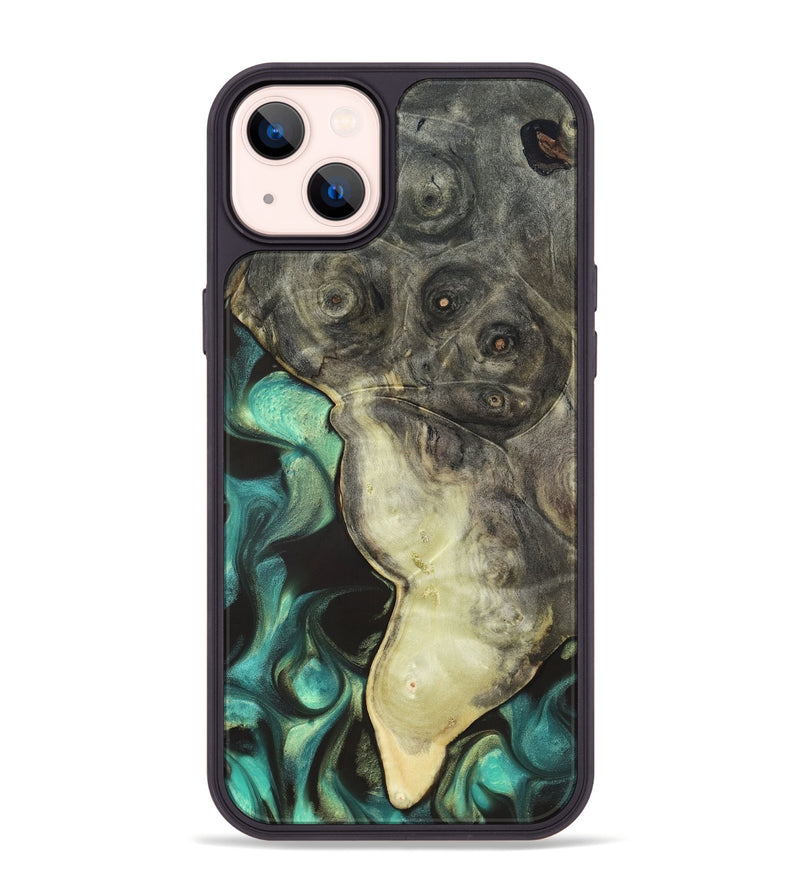 iPhone 14 Plus Wood Phone Case - Henley (Green, 819674)