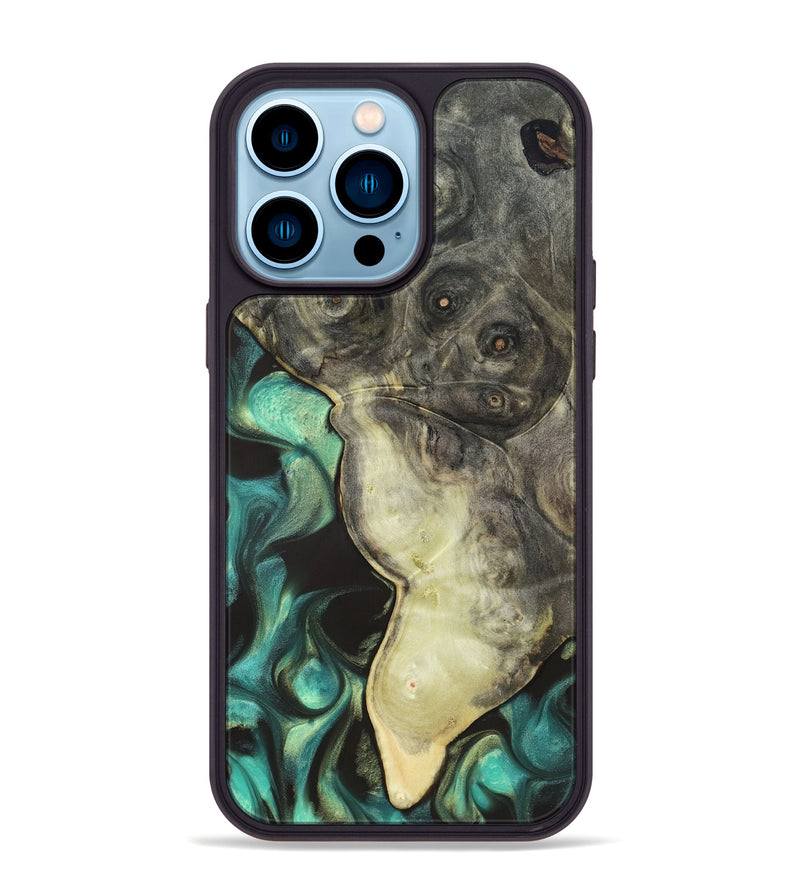 iPhone 14 Pro Max Wood Phone Case - Henley (Green, 819674)