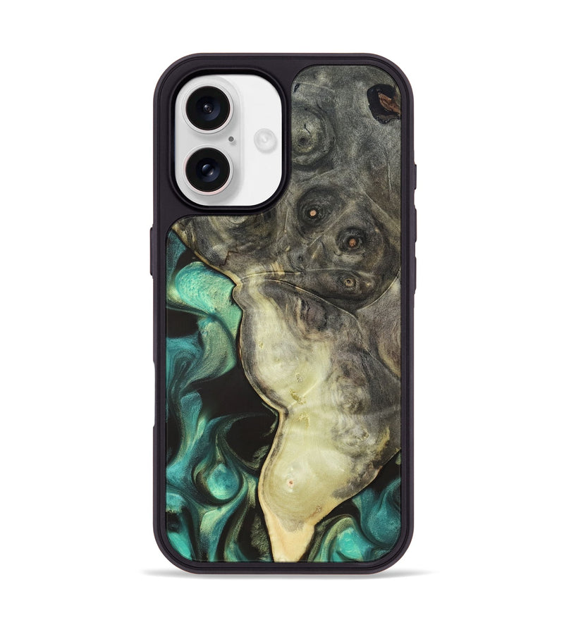 iPhone 17 Wood Phone Case - Henley (Green, 819674)