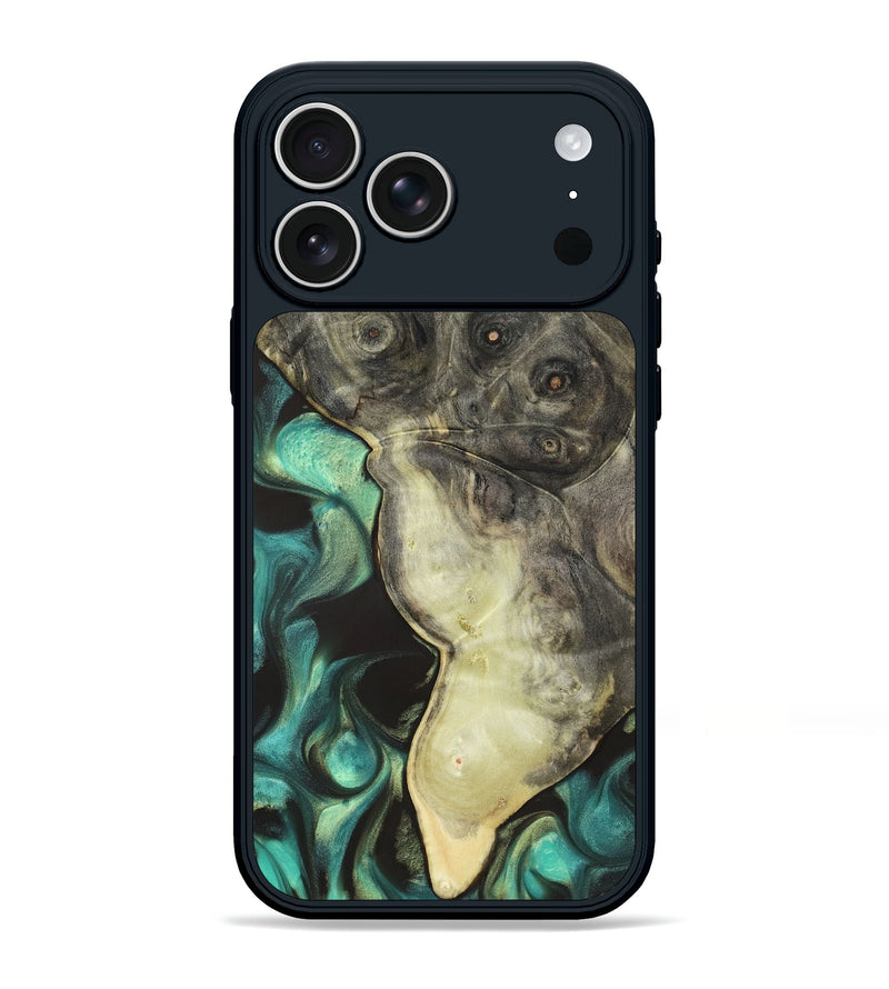 iPhone 17 Pro Max Wood Phone Case - Henley (Green, 819674)