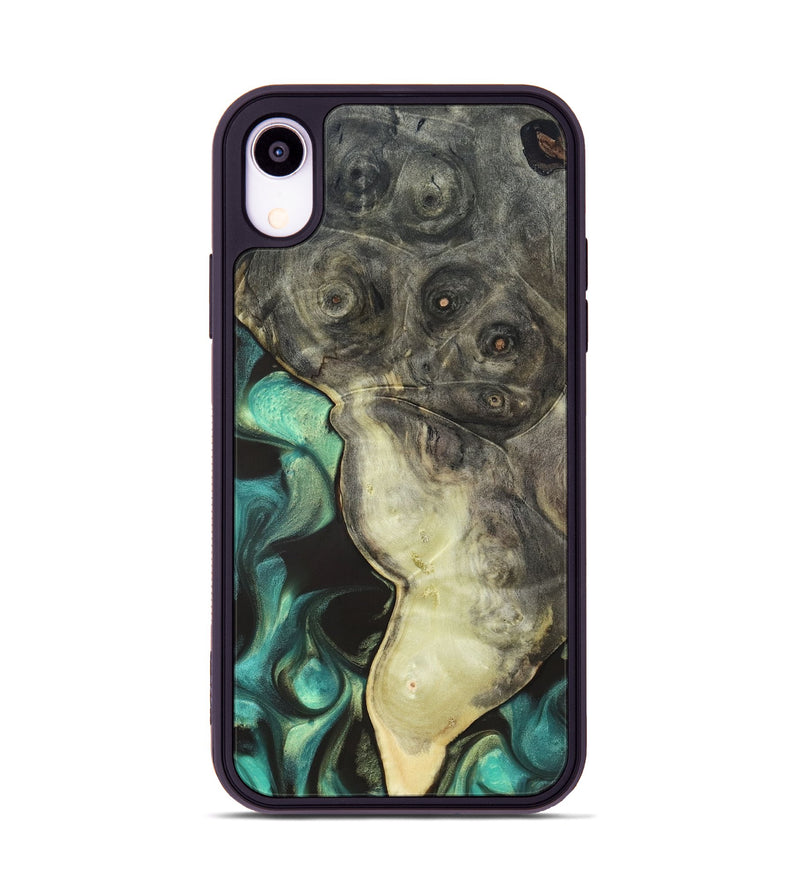 iPhone Xr Wood Phone Case - Henley (Green, 819674)