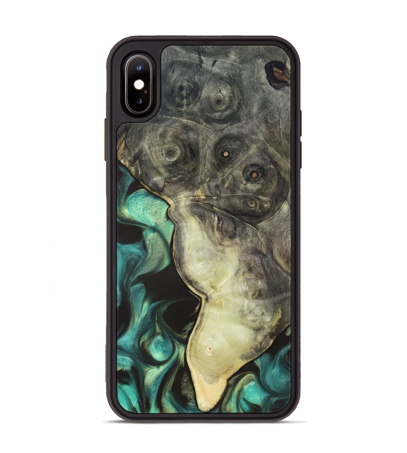 iPhone Xs Max Wood Phone Case - Henley (Green, 819674)