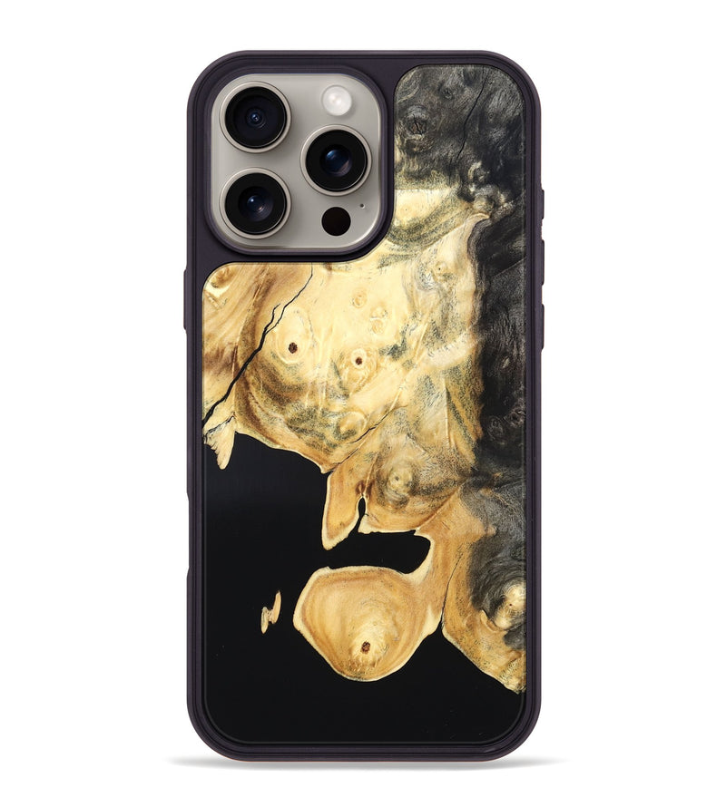 iPhone 16 Pro Max Wood Phone Case - Nigel (Wood Burl, 819679)