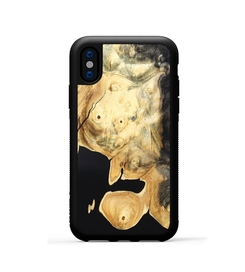 iPhone Xs Wood Phone Case - Nigel (Wood Burl, 819679)