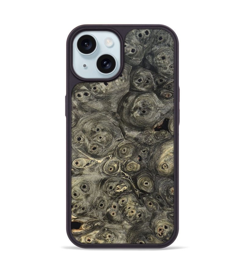iPhone 15 Wood Phone Case - Cleo (Wood Burl, 819680)