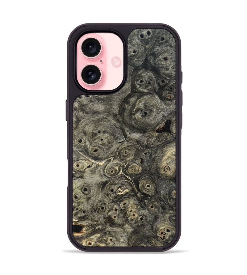 iPhone 16 Wood Phone Case - Cleo (Wood Burl, 819680)