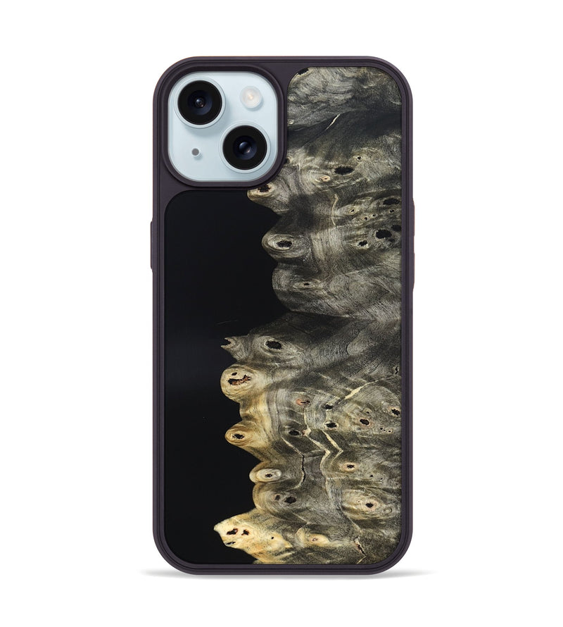 iPhone 15 Wood Phone Case - Stetson (Wood Burl, 819681)