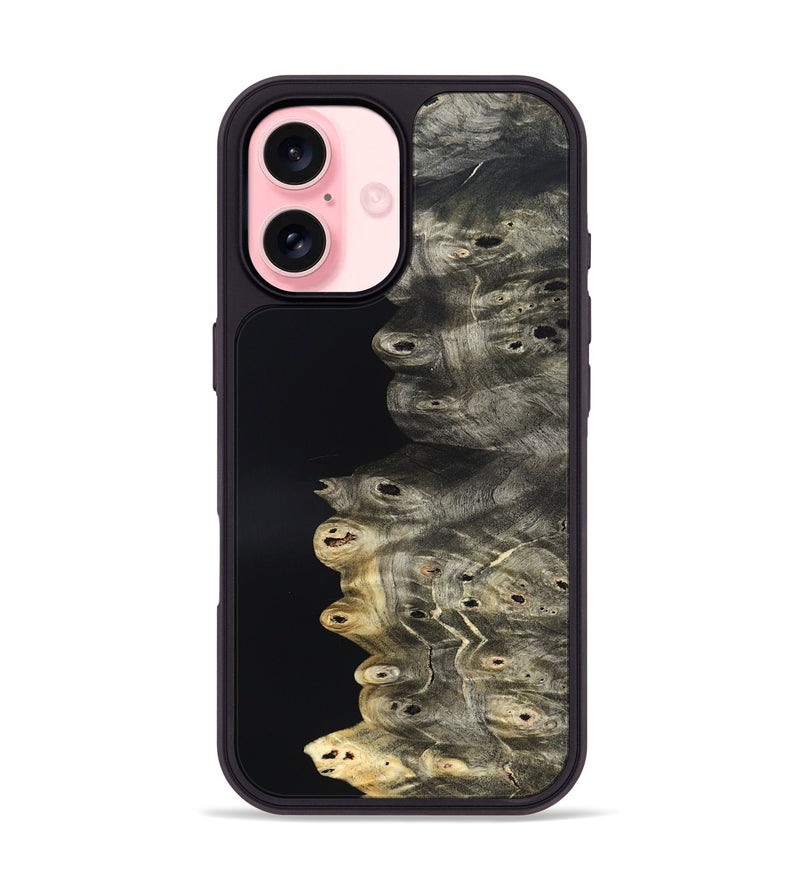 iPhone 16 Wood Phone Case - Stetson (Wood Burl, 819681)