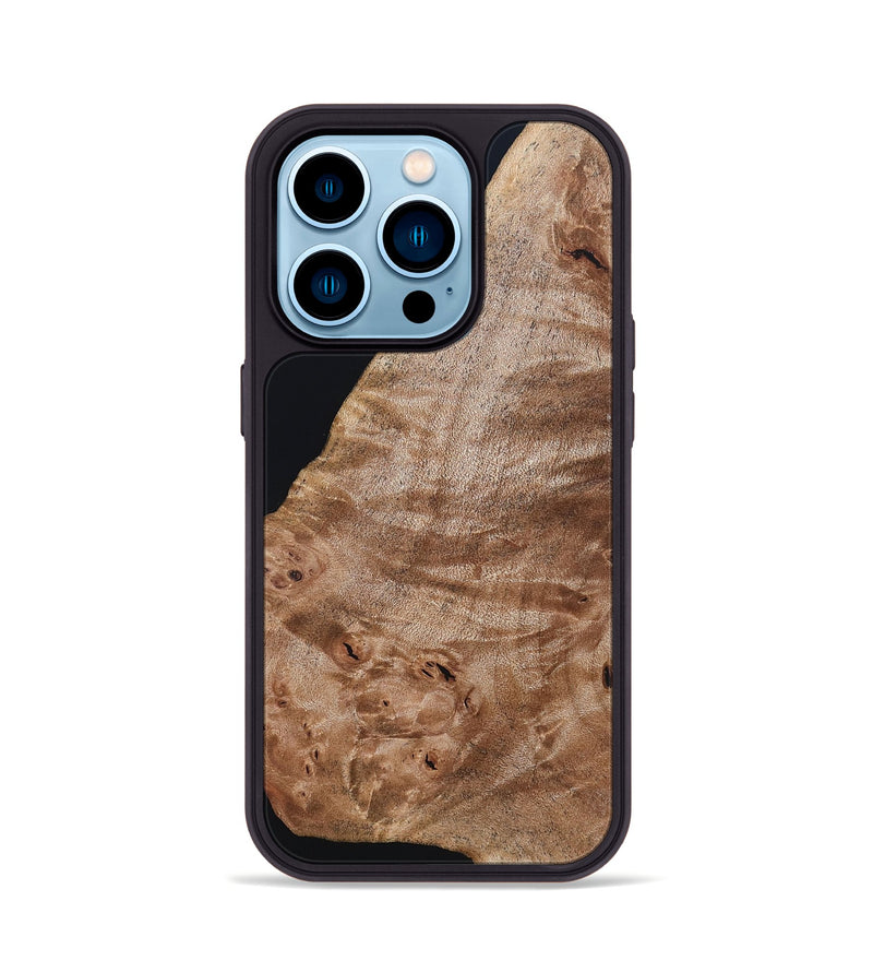 iPhone 14 Pro Wood Phone Case - Kaitlyn (Wood Burl, 819682)