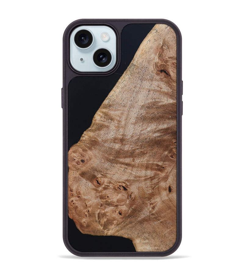 iPhone 15 Plus Wood Phone Case - Kaitlyn (Wood Burl, 819682)