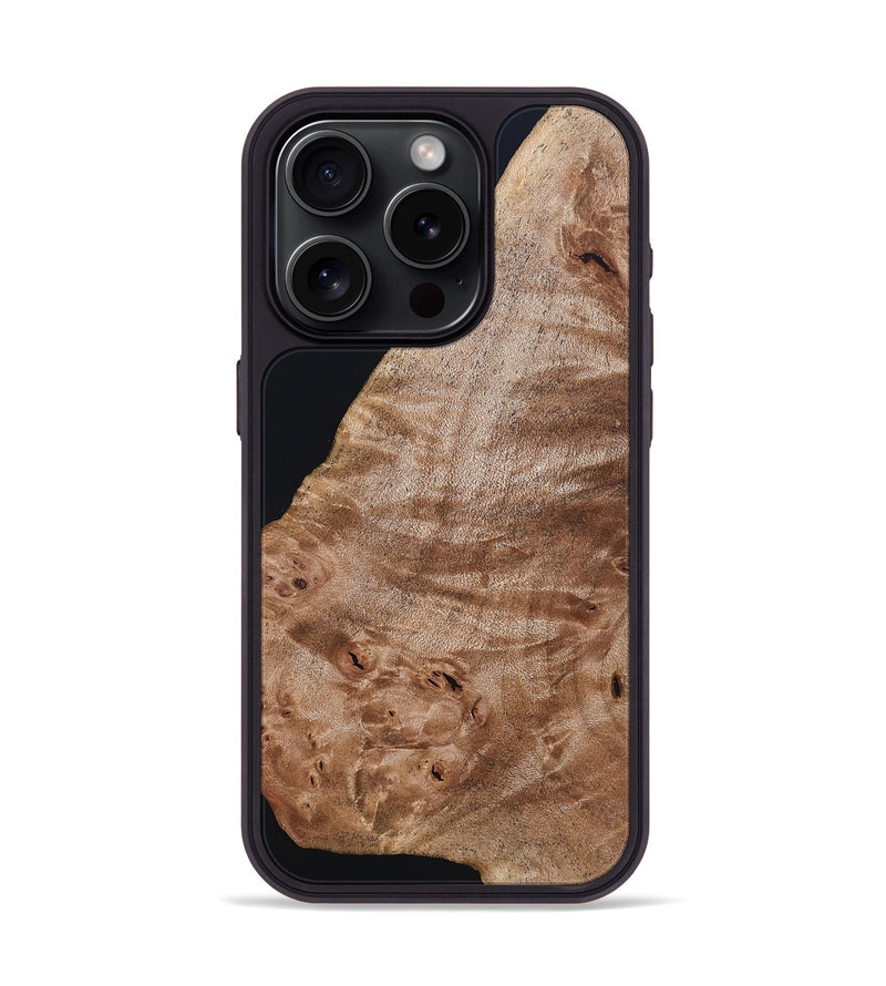 iPhone 15 Pro Wood Phone Case - Kaitlyn (Wood Burl, 819682)