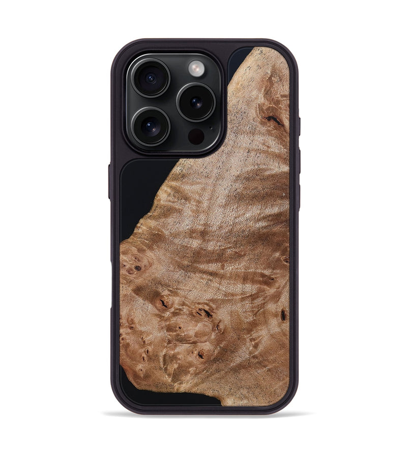 iPhone 16 Pro Wood Phone Case - Kaitlyn (Wood Burl, 819682)