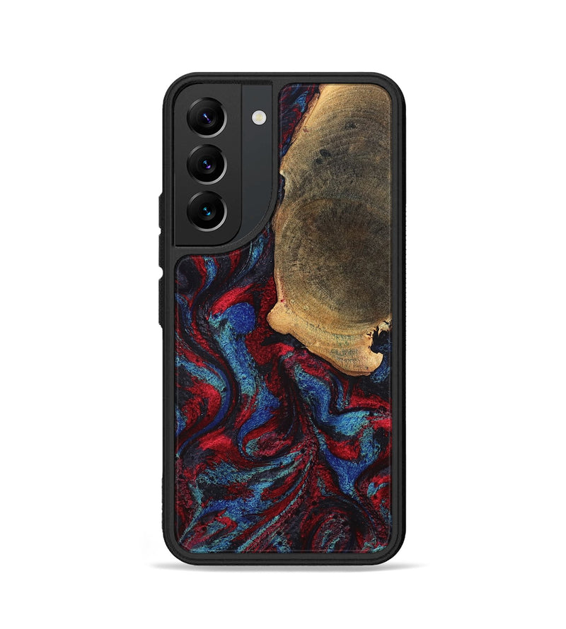 Galaxy S22 Wood Phone Case - Karyme (Red, 819685)