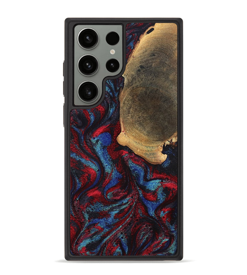Galaxy S23 Ultra Wood Phone Case - Karyme (Red, 819685)