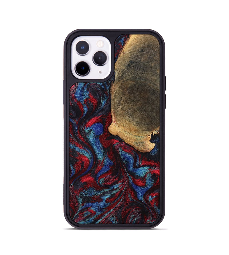 iPhone 11 Pro Wood Phone Case - Karyme (Red, 819685)