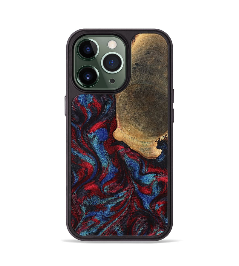 iPhone 13 Pro Wood Phone Case - Karyme (Red, 819685)