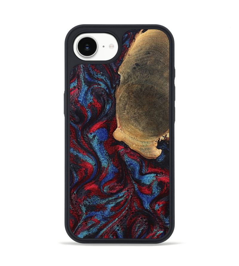 iPhone 16e Wood Phone Case - Karyme (Red, 819685)