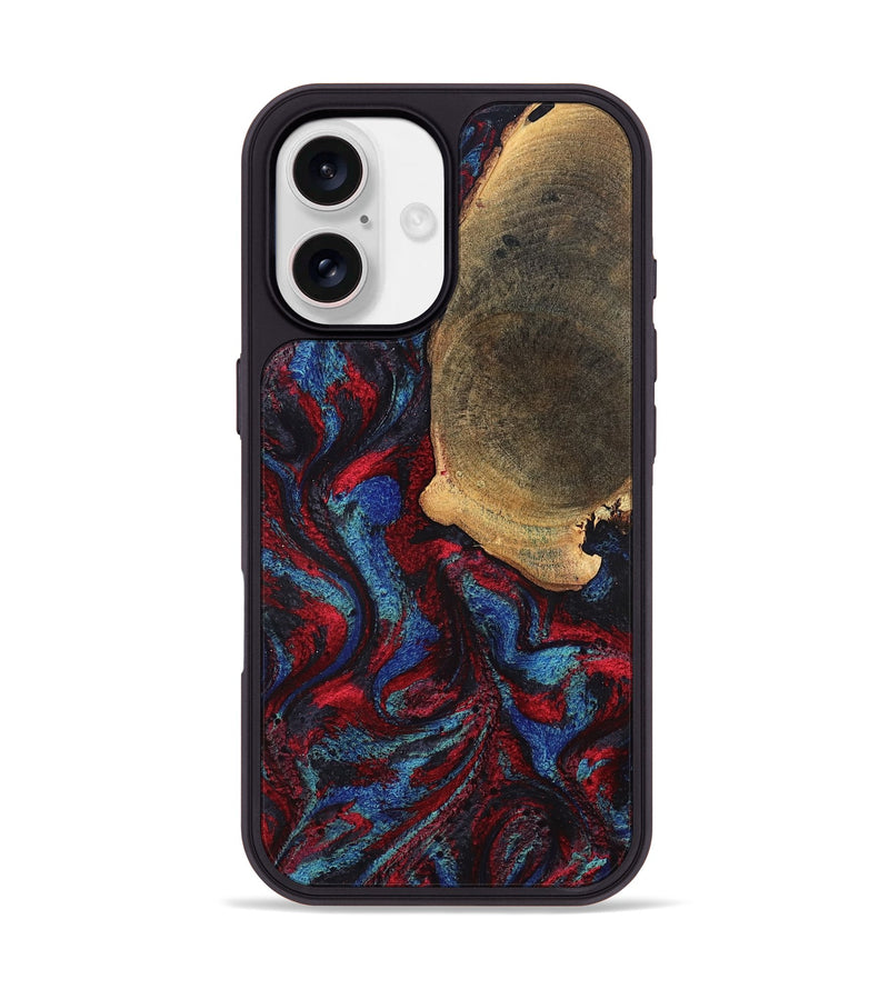 iPhone 17 Wood Phone Case - Karyme (Red, 819685)