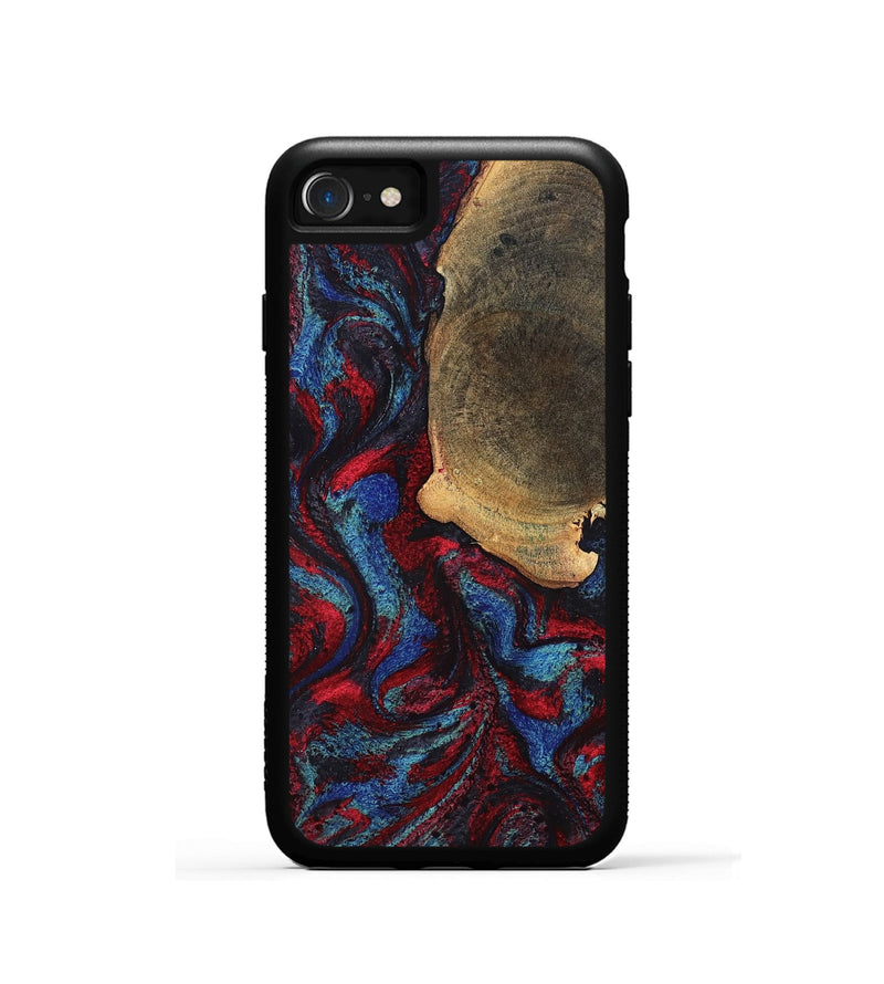 iPhone SE Wood Phone Case - Karyme (Red, 819685)