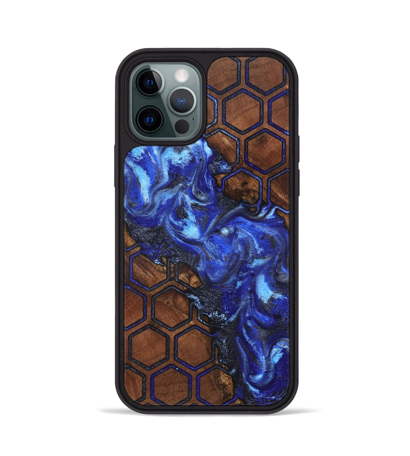 iPhone 12 Pro Wood Phone Case - Lisa (Pattern, 819690)