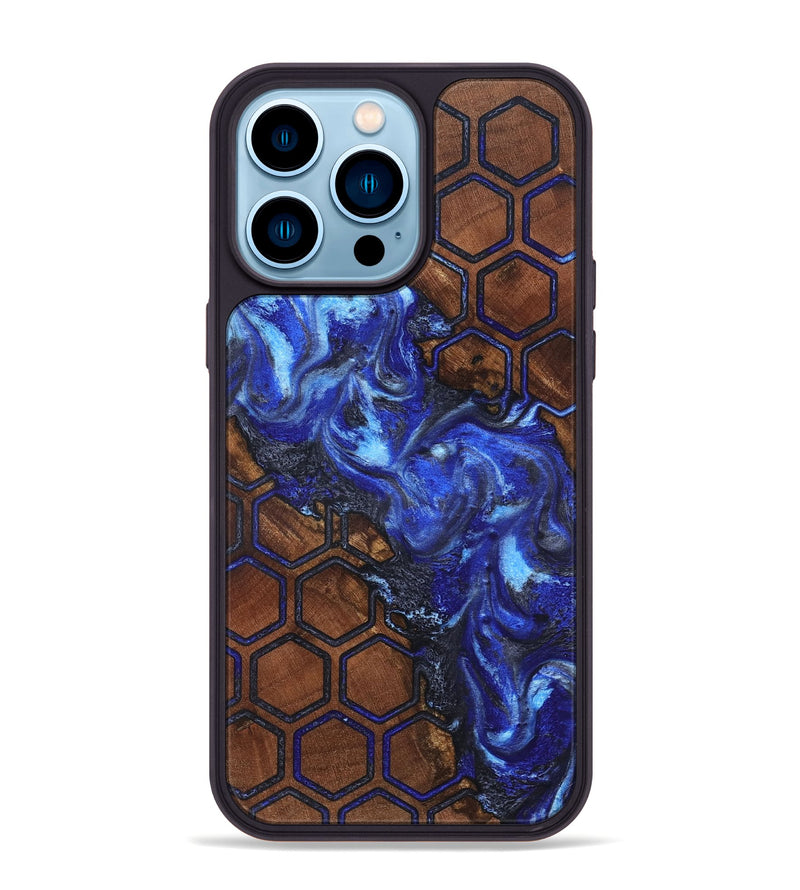 iPhone 14 Pro Max Wood Phone Case - Lisa (Pattern, 819690)