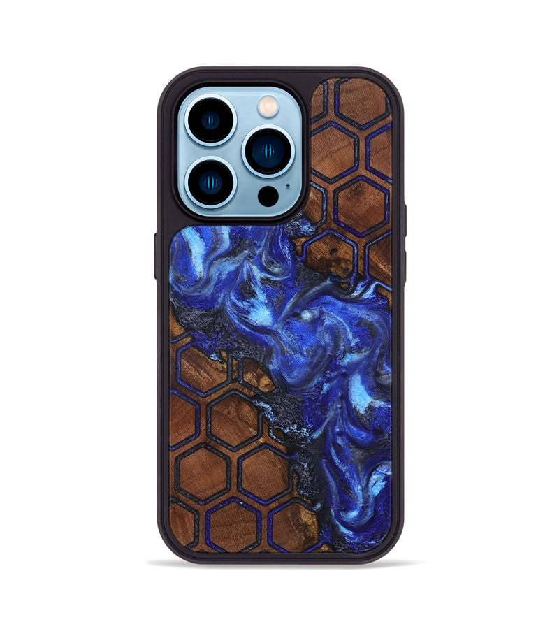 iPhone 14 Pro Wood Phone Case - Lisa (Pattern, 819690)