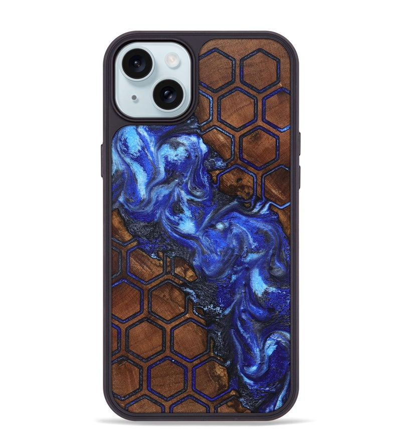 iPhone 15 Plus Wood Phone Case - Lisa (Pattern, 819690)