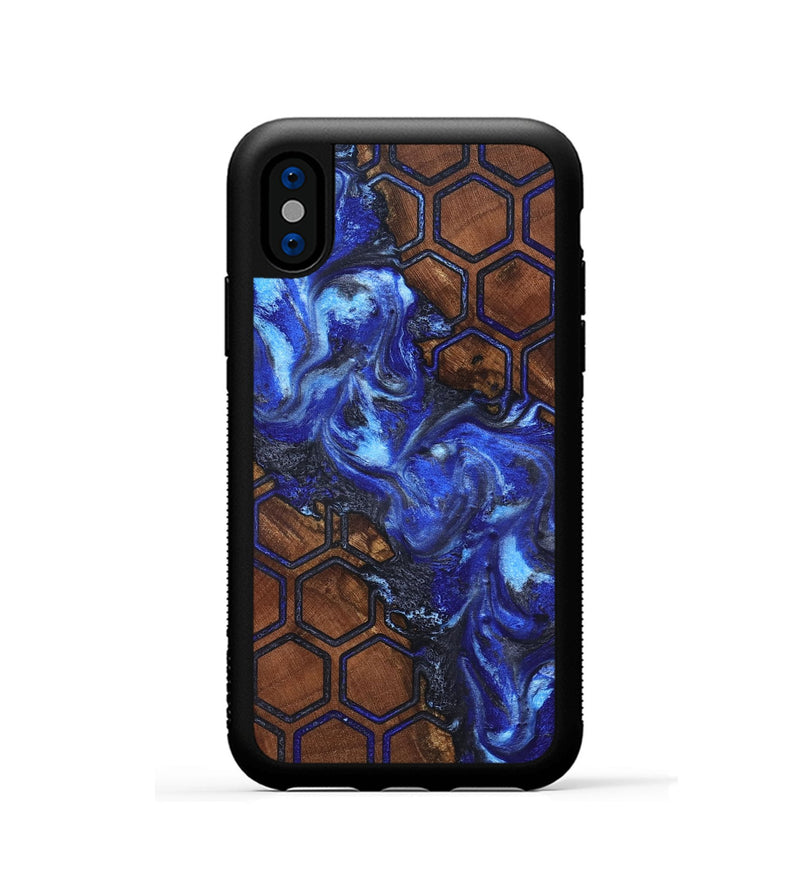 iPhone Xs Wood Phone Case - Lisa (Pattern, 819690)