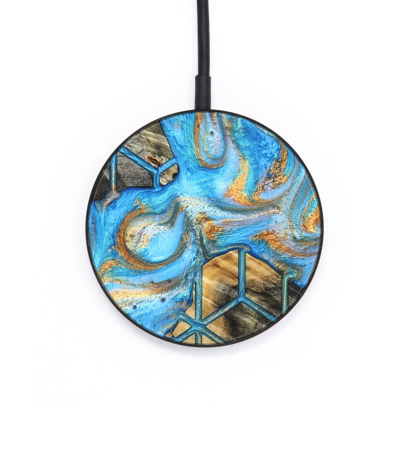 Circle Wood Wireless Charger - Gary (Pattern, 819691)