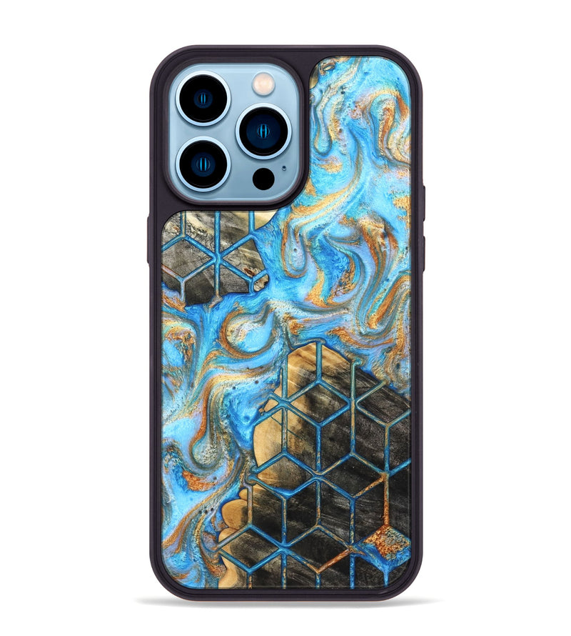 iPhone 14 Pro Max Wood Phone Case - Gary (Pattern, 819691)