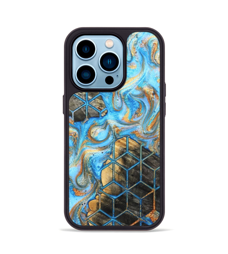 iPhone 14 Pro Wood Phone Case - Gary (Pattern, 819691)
