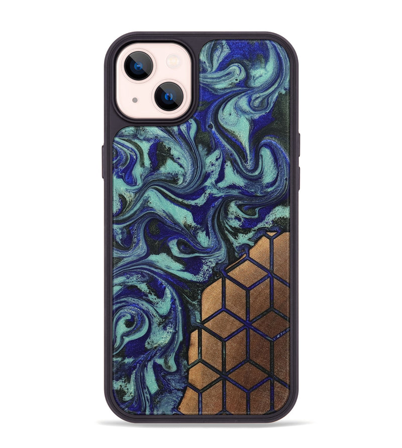 iPhone 14 Plus Wood Phone Case - Ethelyn (Pattern, 819693)