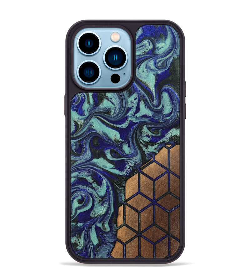 iPhone 14 Pro Max Wood Phone Case - Ethelyn (Pattern, 819693)