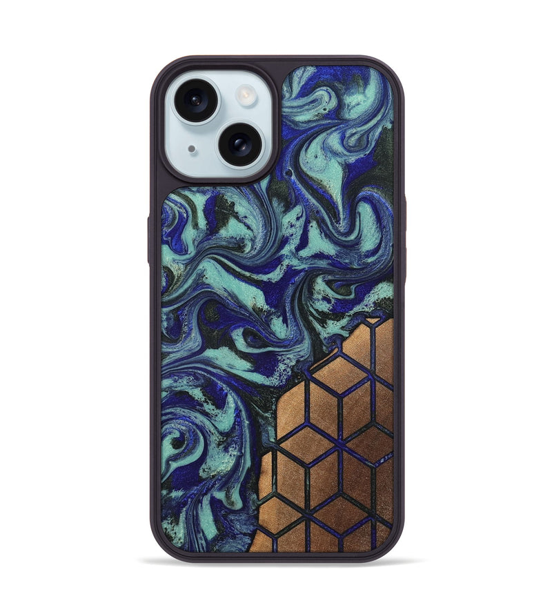 iPhone 15 Wood Phone Case - Ethelyn (Pattern, 819693)